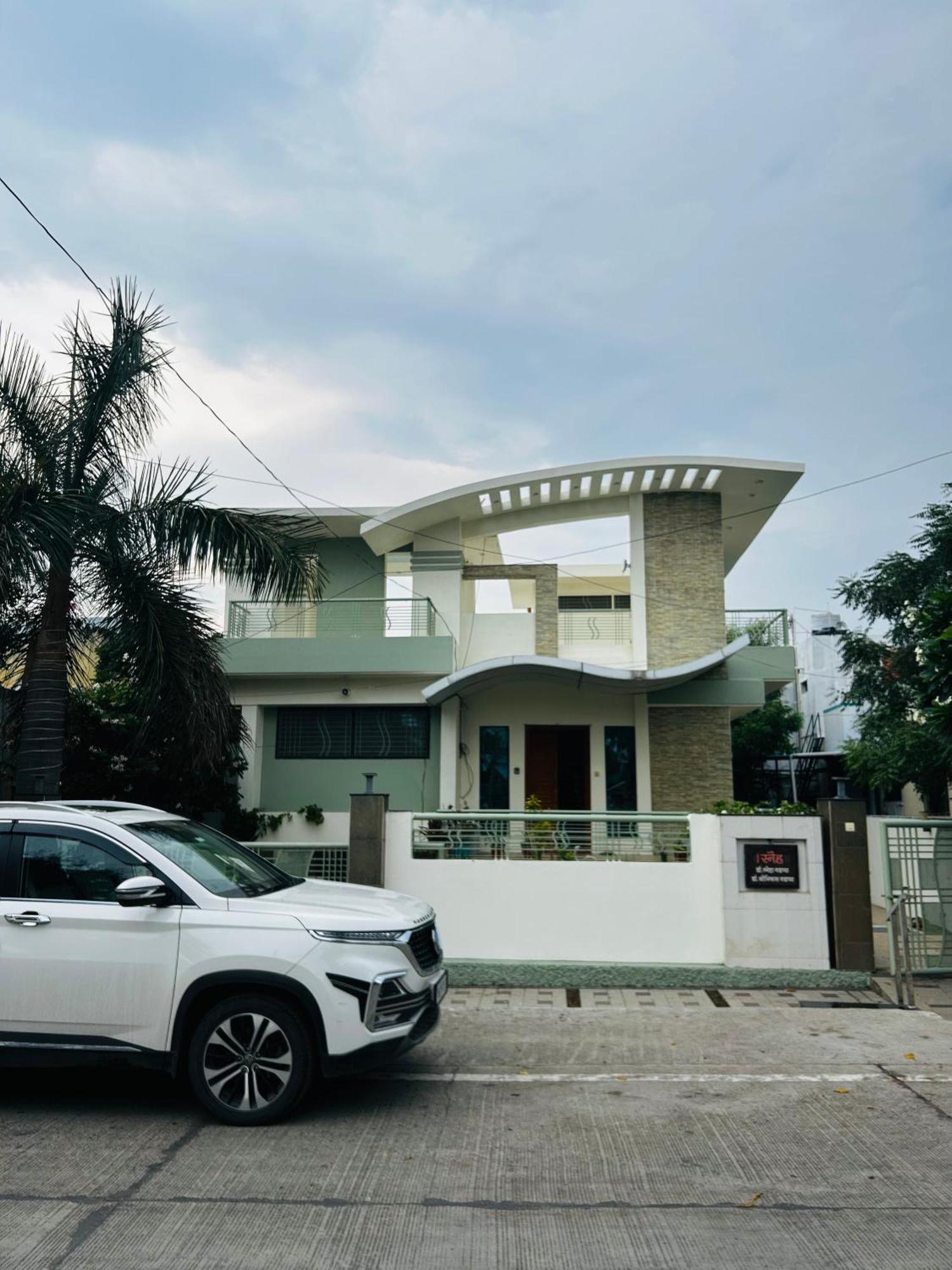 Private & Elegant 3Bhk Villa, Hillside Hideaway, 10 Mins From Mh Bus Stand Aurangabad  Buitenkant foto